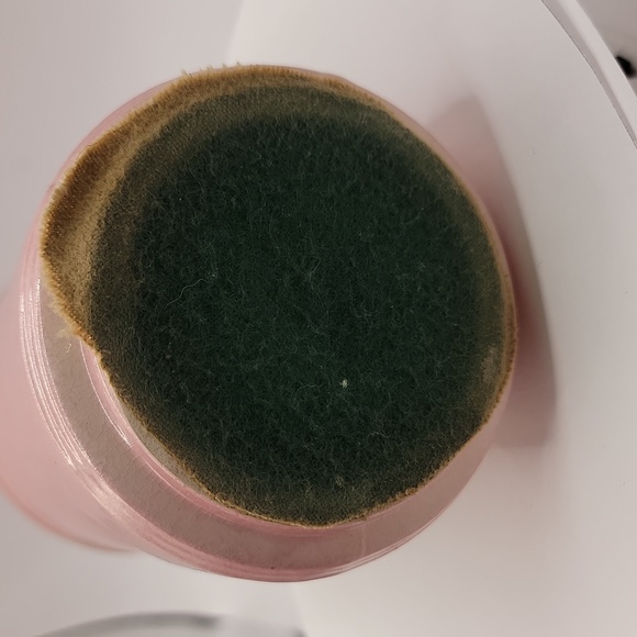 Vintage Enesco Japan Ceramic Pink w/Victorian Artwork Jar - Picture 8 of 13